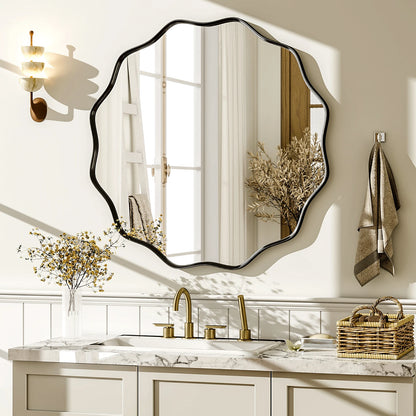 Decorative Wall Mirror with Deep Frame