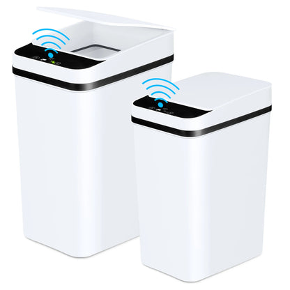 Touchless Motion Sensor Garbage Can with Lid