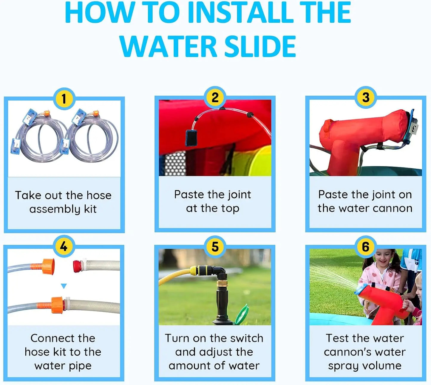 Inflatable Bounce House with Water Slides