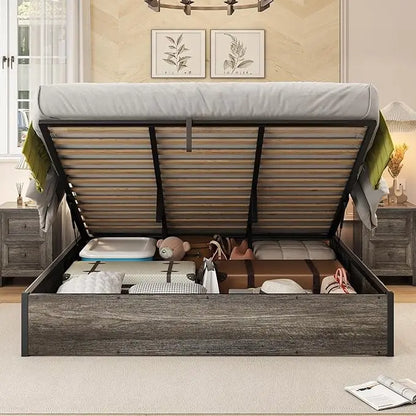 Lift-Up Bed with Storage