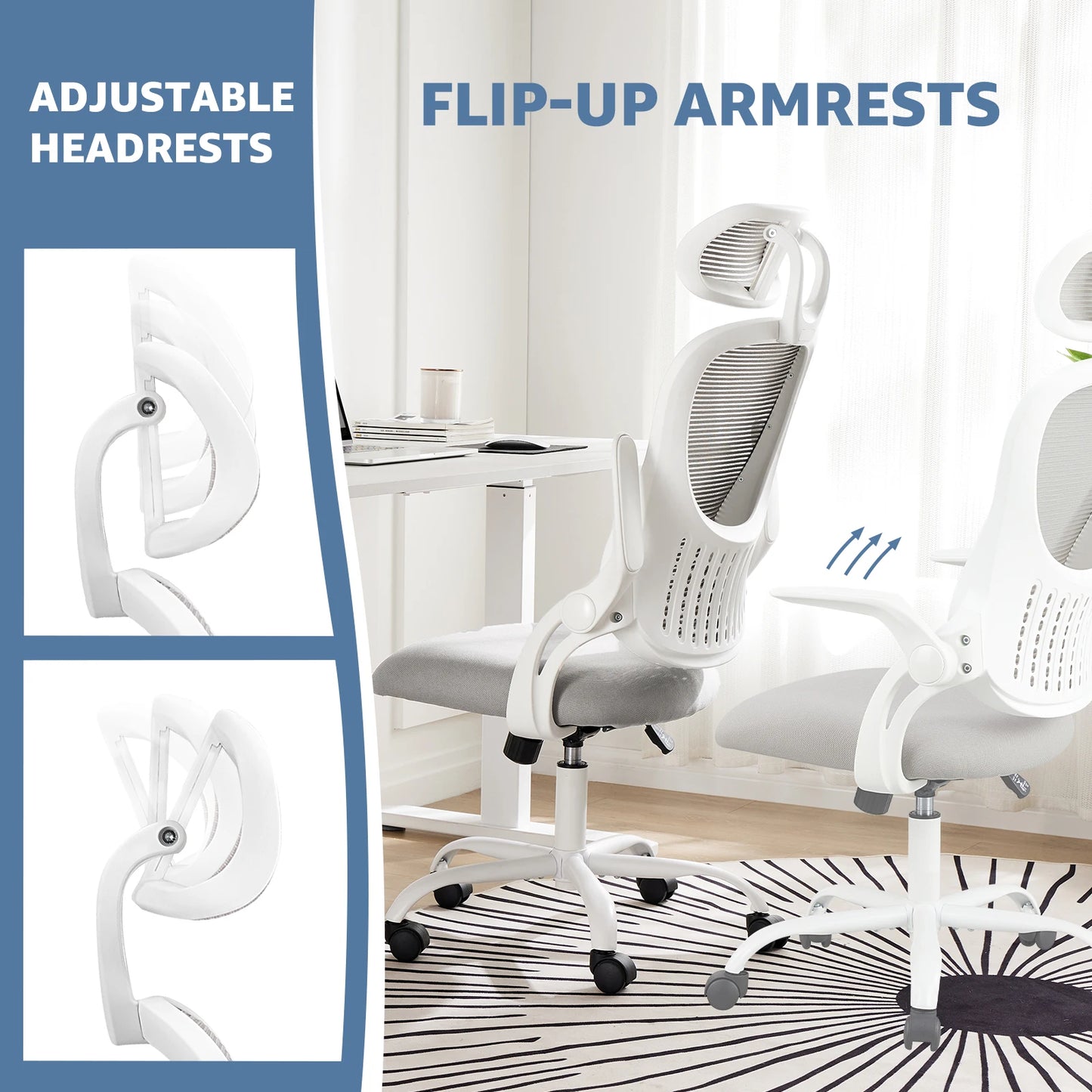Computer Desk Chair with Lumbar Support