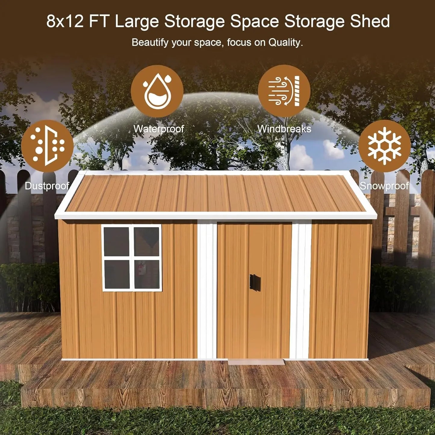 Metal Outdoor Storage Shed