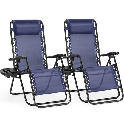 Zero Gravity Lounge Chair, set of 2