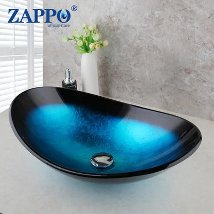 Bathroom Vessel Sink with Waterfall