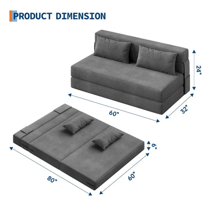 4-in-1 Folding Sofa Bed Convertible Sleeper