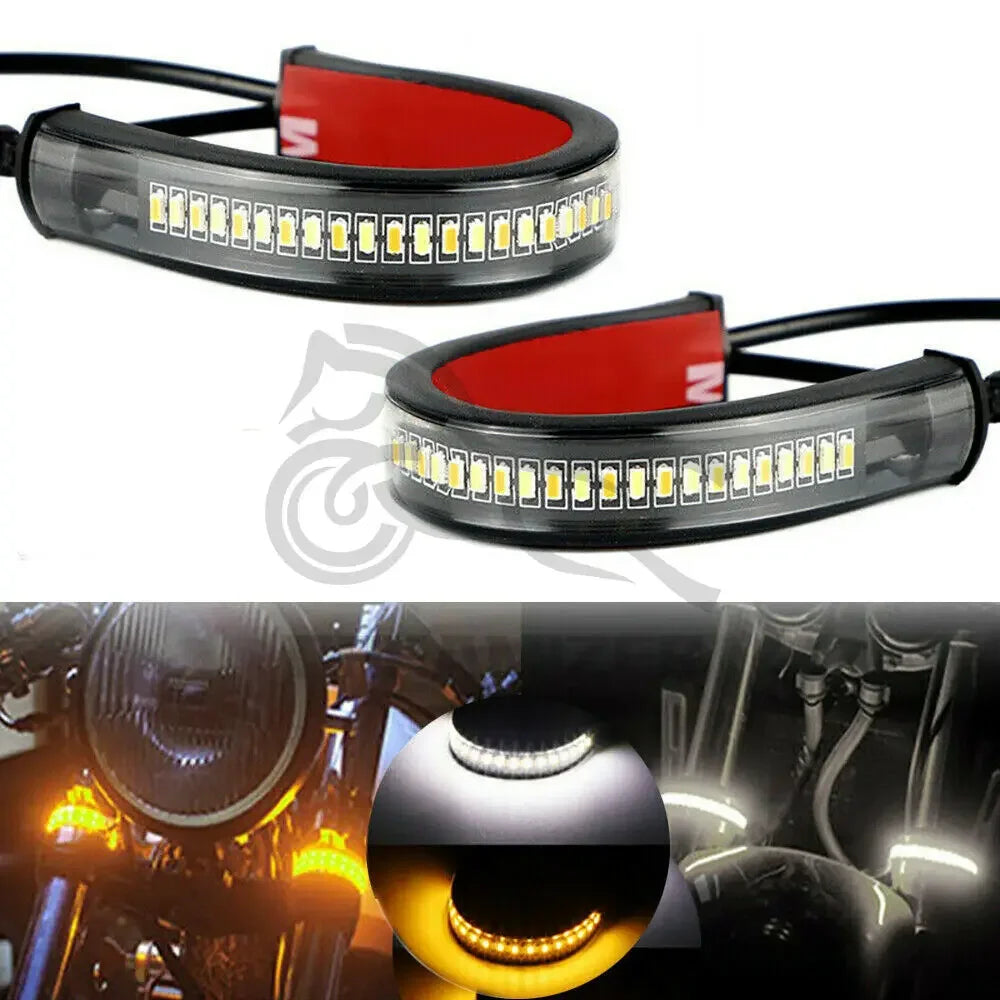 Ring Fork Flashing Motorcycle Turn Signal