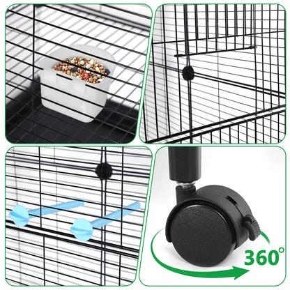 2 Tier Large Bird Cage