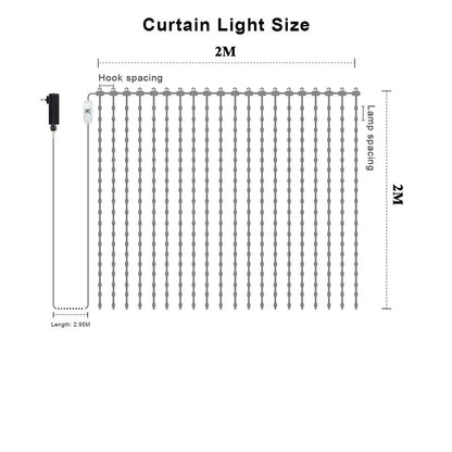 Curtain Light For Holiday Decoration