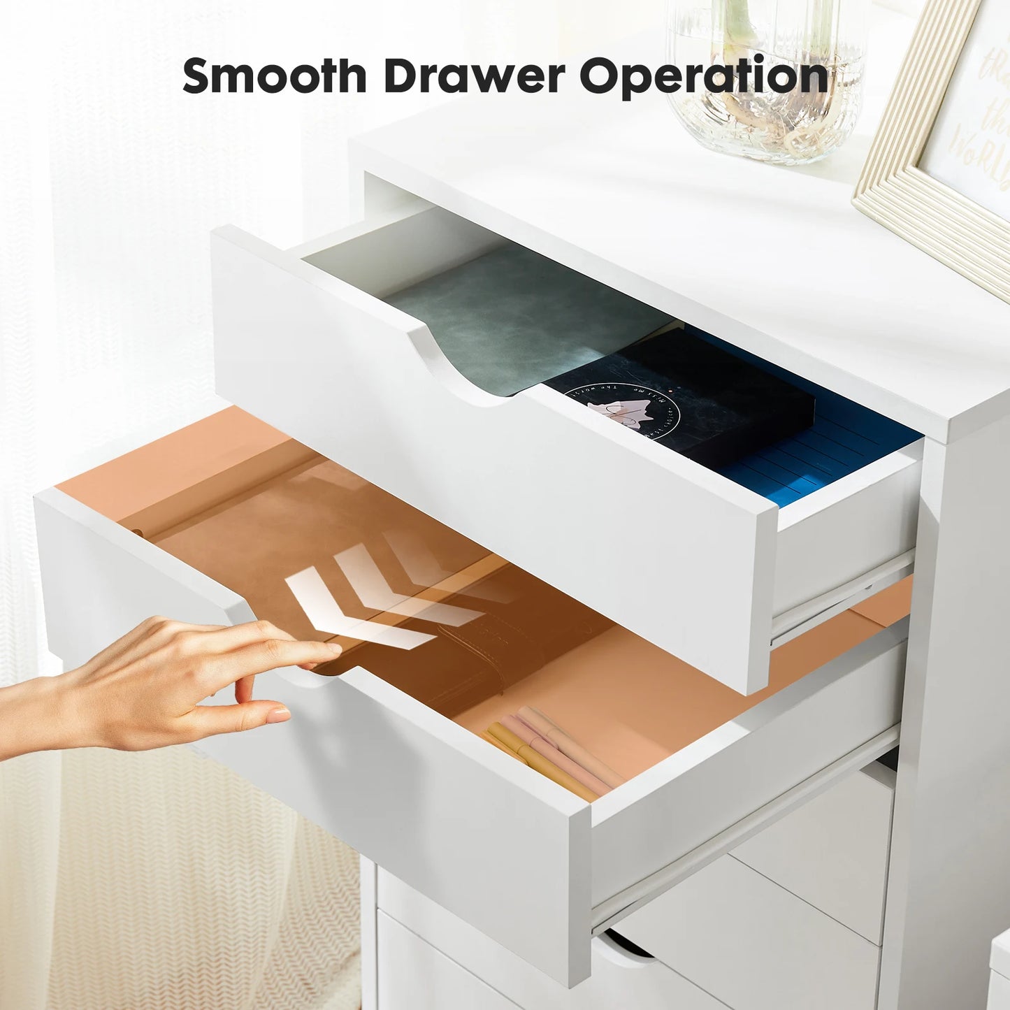 7-Drawer Storage Cabinet on Wheels