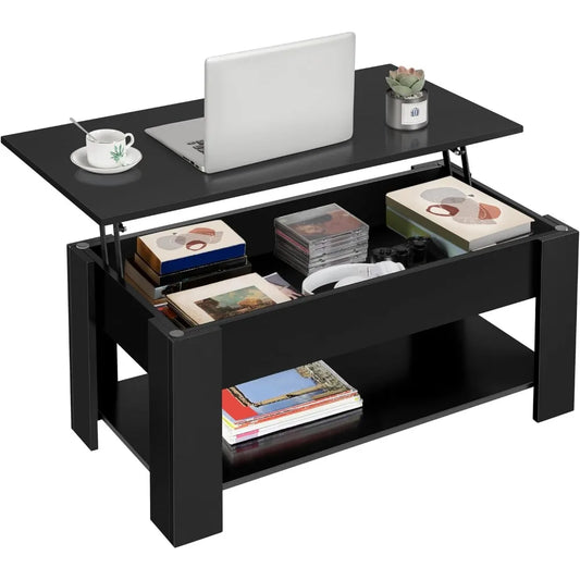 Lift Top Table with Hidden Storage