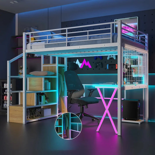 Loft Bed with Desk
