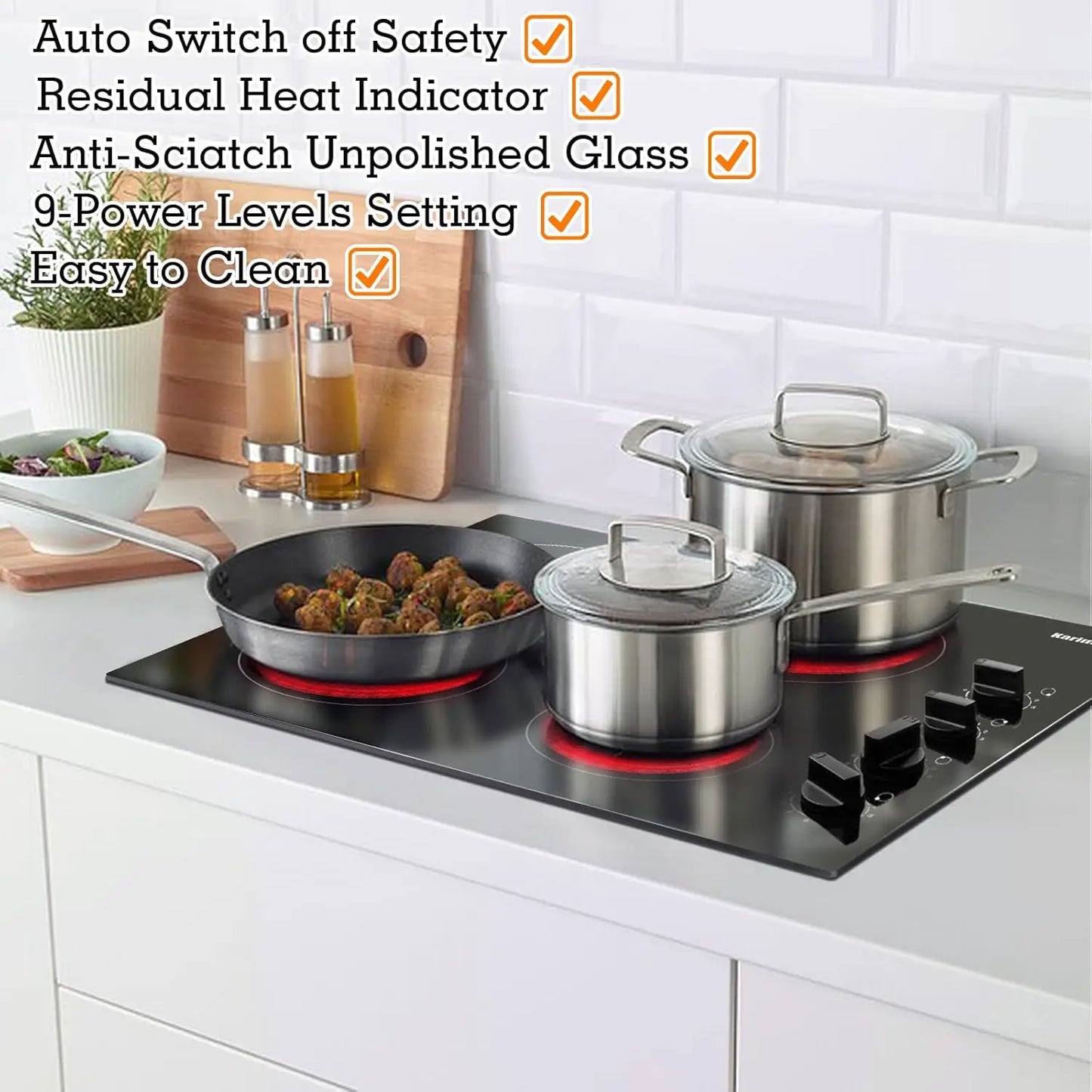 4-Burner Electric Cooktop