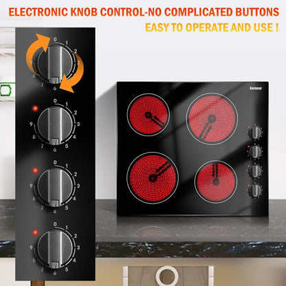 4-Burner Electric Cooktop