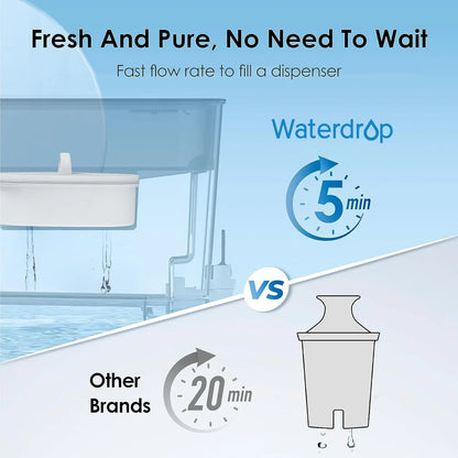 Large 40-Cup Water Filter Dispenser