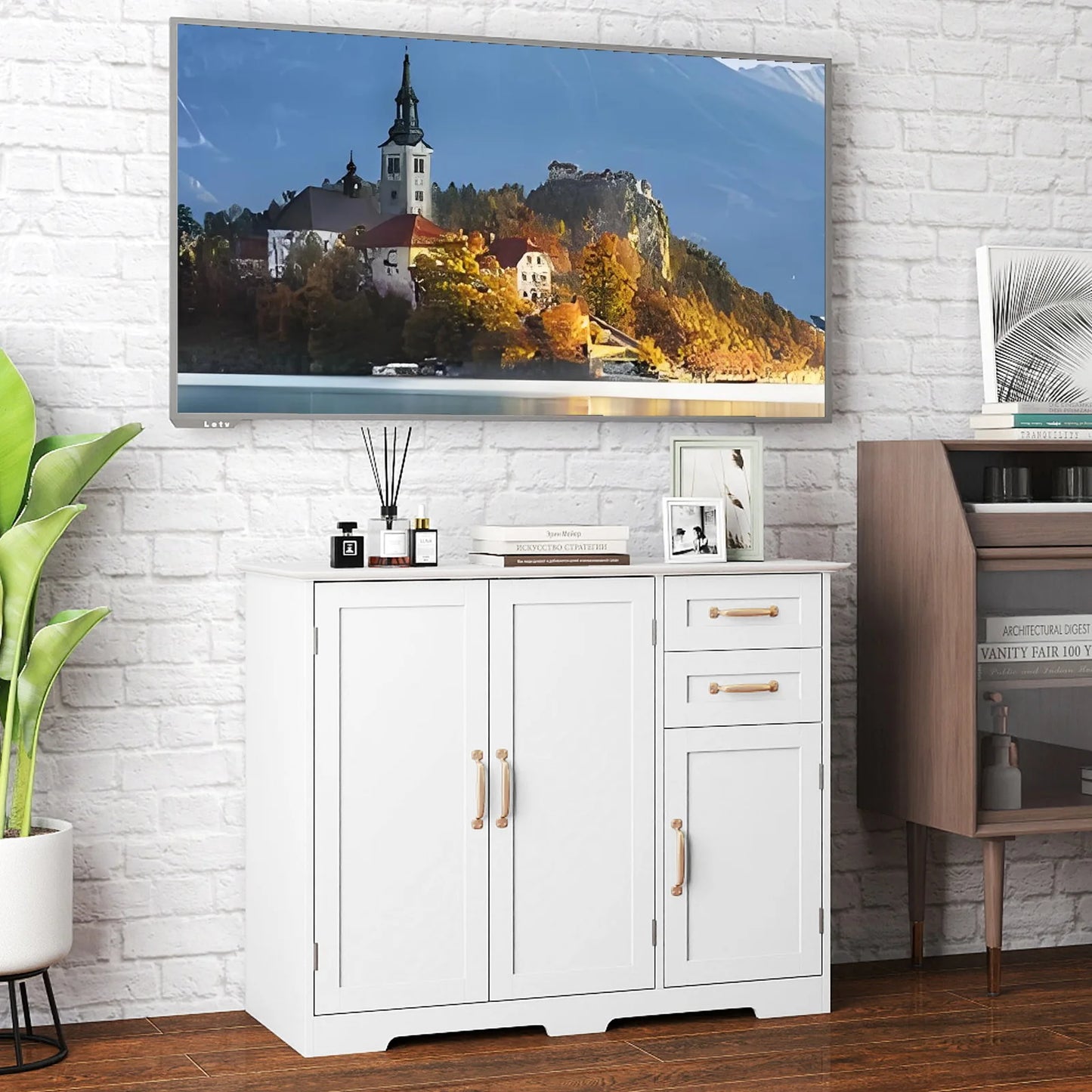 40" Sideboard Buffet Cabinet