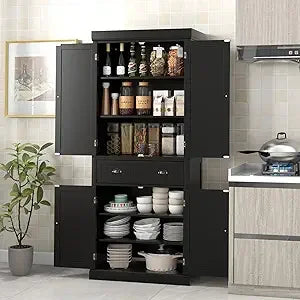 72” Tall Kitchen Pantry Cabinet
