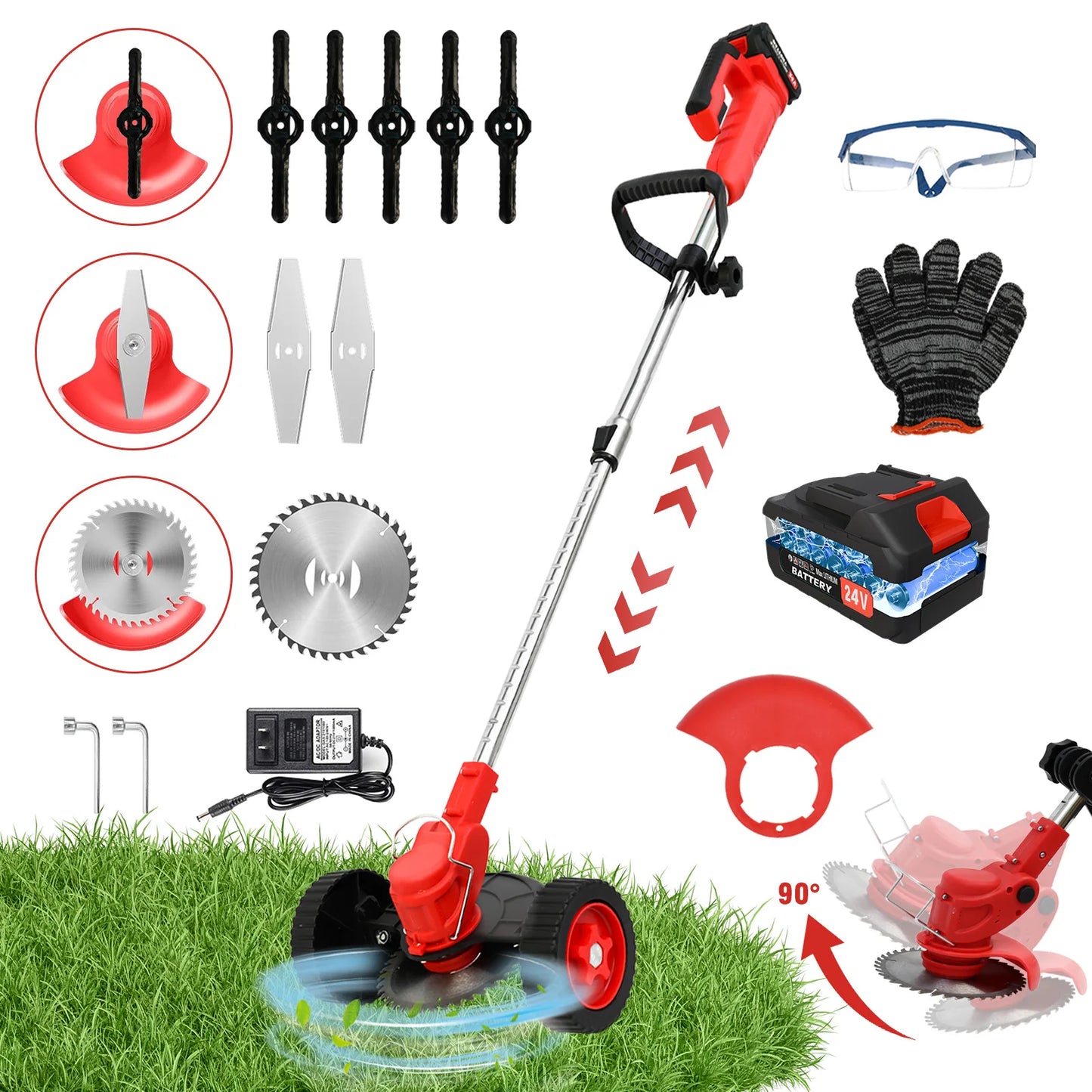 21V Cordless Weed Wacker