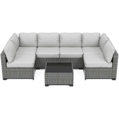 7-Piece Modular Outdoor Furniture Set