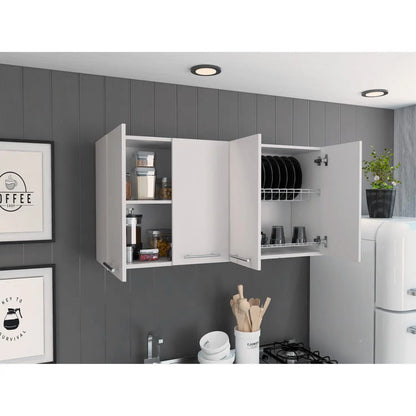 Wall Cabinet , Four Doors, Two Cabinets