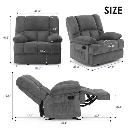 Oversized Rocker Recliner Chair