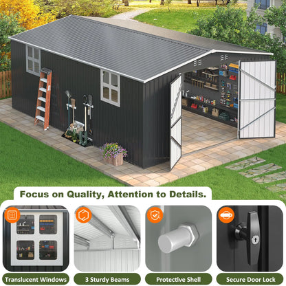 Outdoor Metal Storage Shed