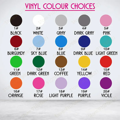 Car Silhouette Wall Art Sticker, Vinyl