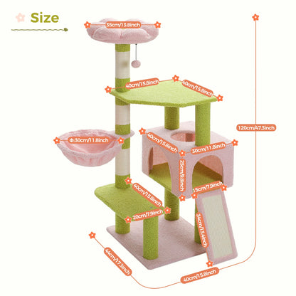 Multi-Level Cat Tower
