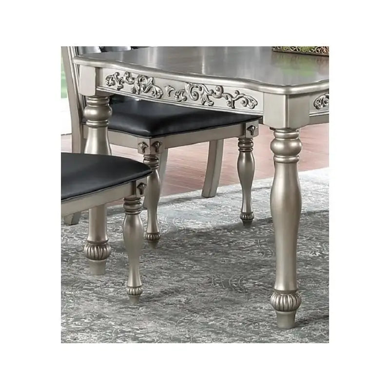 Formal Dining Table with 2 Leaves