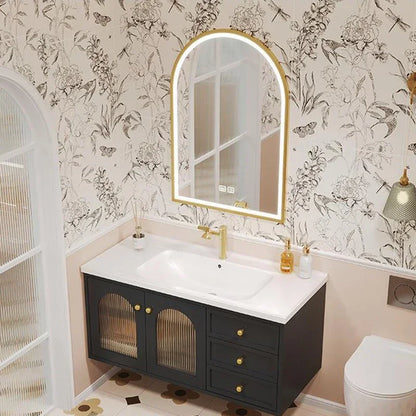 European Retro Washbasin Bathroom Vanity