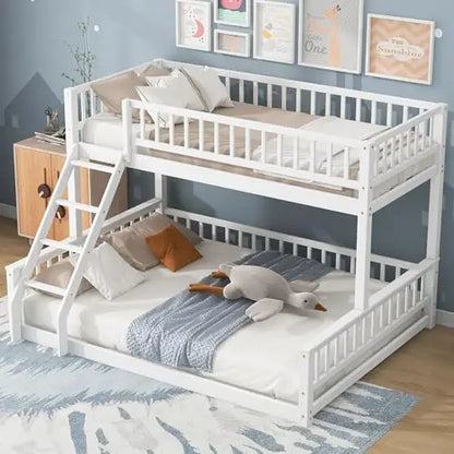 Twin-XL Over Queen Bunk Bed