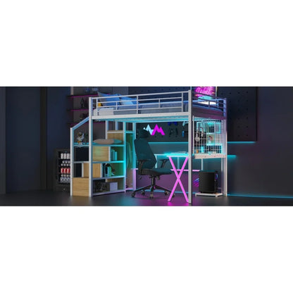 Loft Bed with Desk