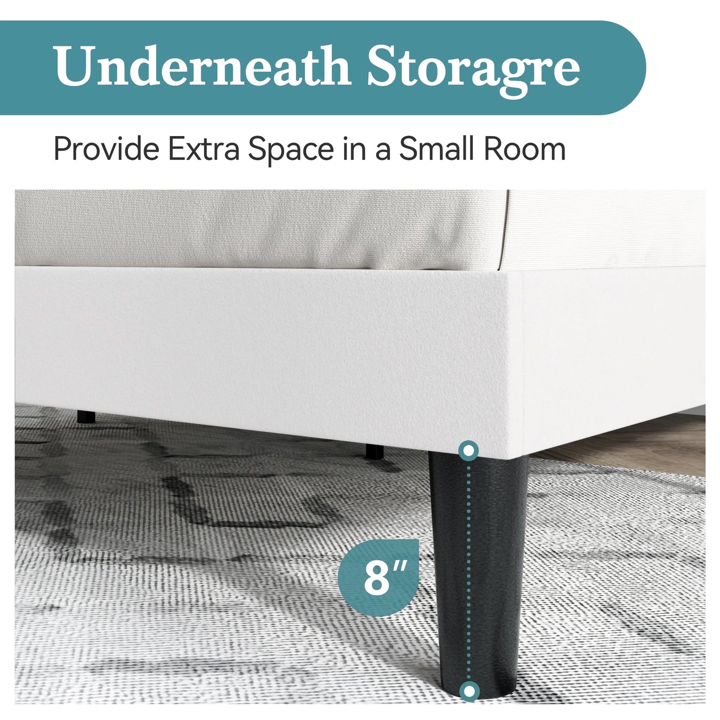 Velvet Upholstered Bed Frame