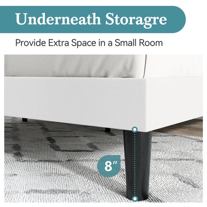 Velvet Upholstered Bed Frame