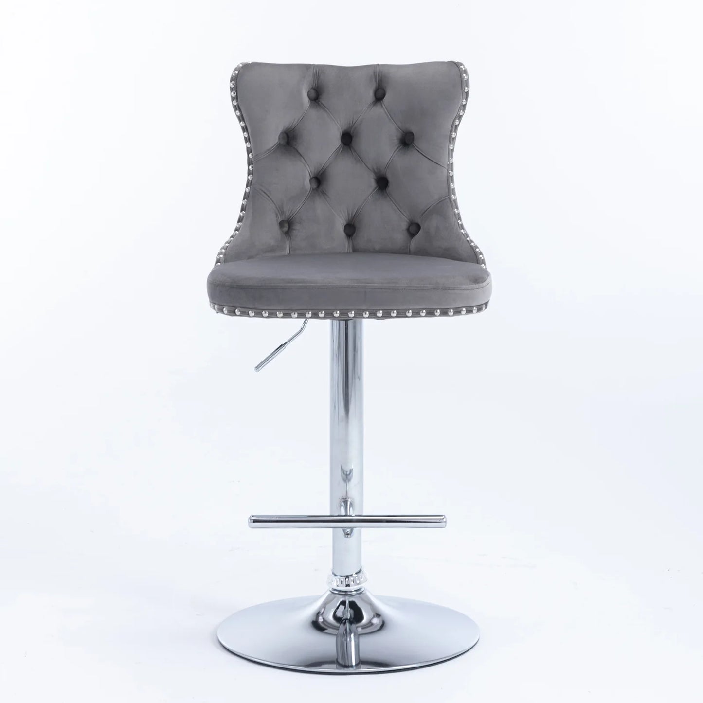 Swivel Velvet Bar Stools