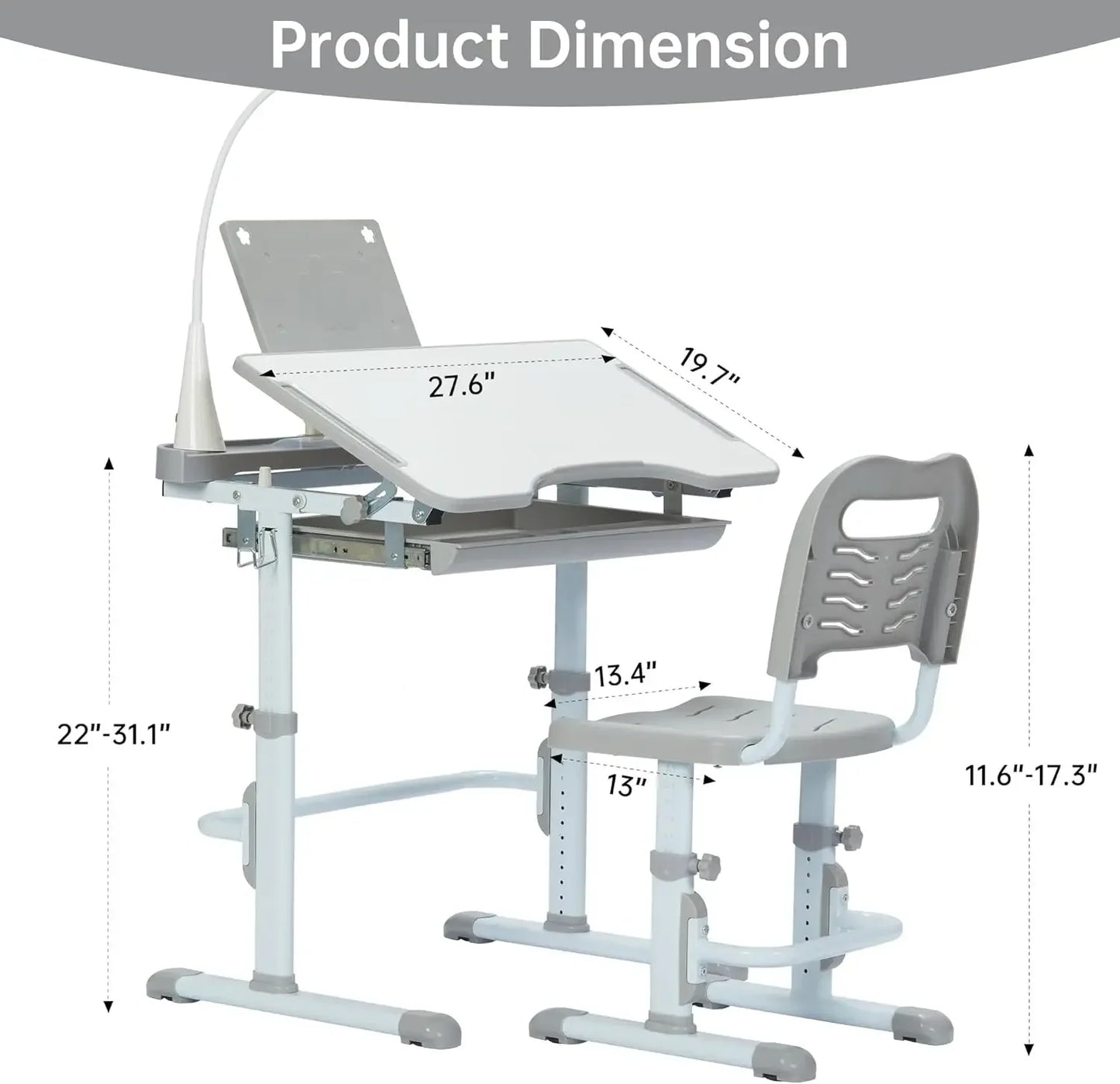 Children's Multifunctional School Table