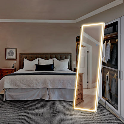 Full Length Mirror with Stand and Frame
