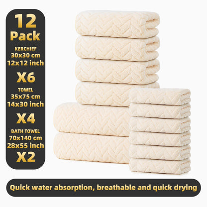 12‑Piece Towel Set