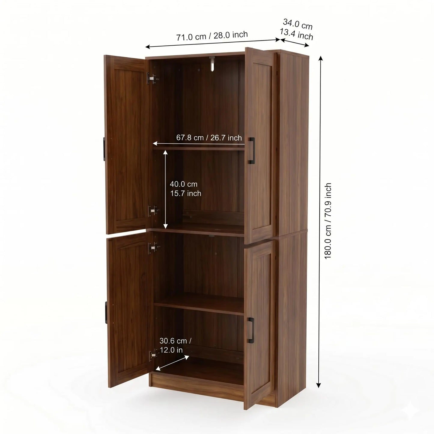 Freestanding Kitchen Pantry Cabinet