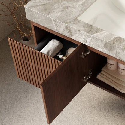 48" Bathroom Vanity with Sink, Wall-Mounted