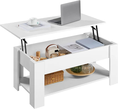 Lift Top Table with Hidden Storage