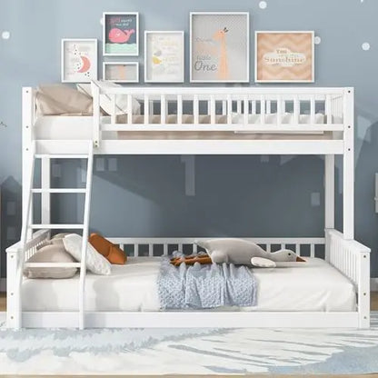 Twin-XL Over Queen Bunk Bed