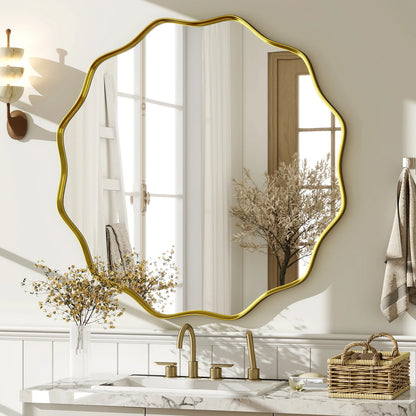 Decorative Wall Mirror with Deep Frame