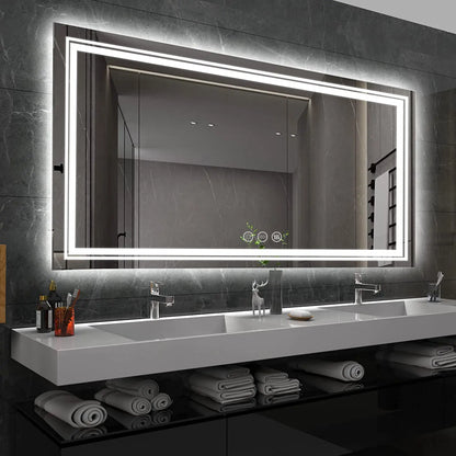 Large Rectangle Bathroom Mirror