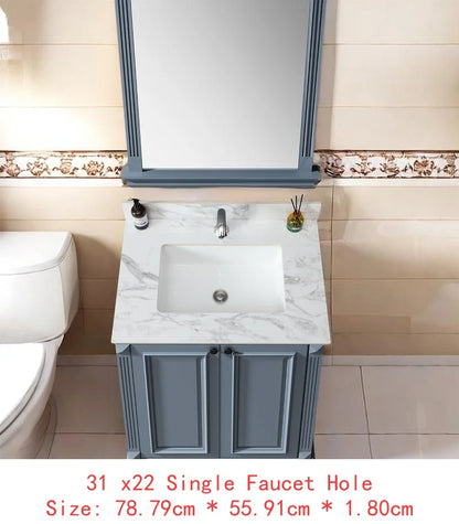 Sintered Stone Undermount Ceramic Sink and Vanity