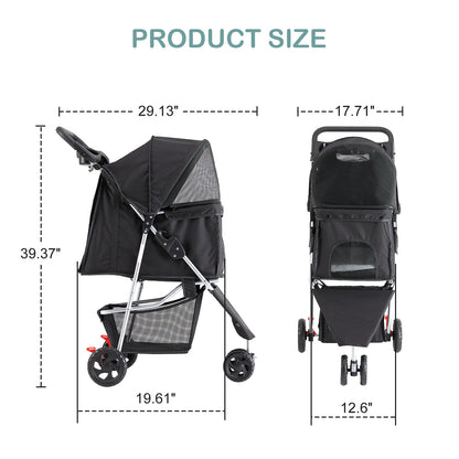Foldable Pet Stroller