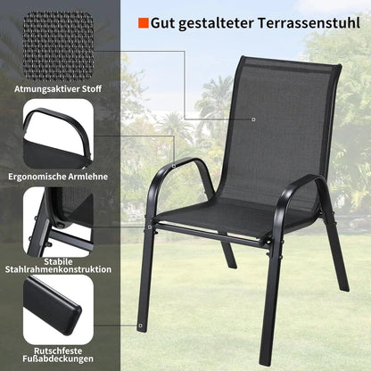 4PCS Garden Chairs