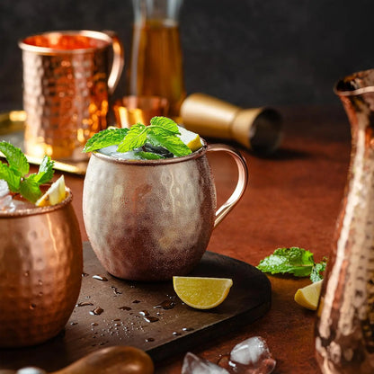 Set of 4 Copper Moscow Mule Mugs