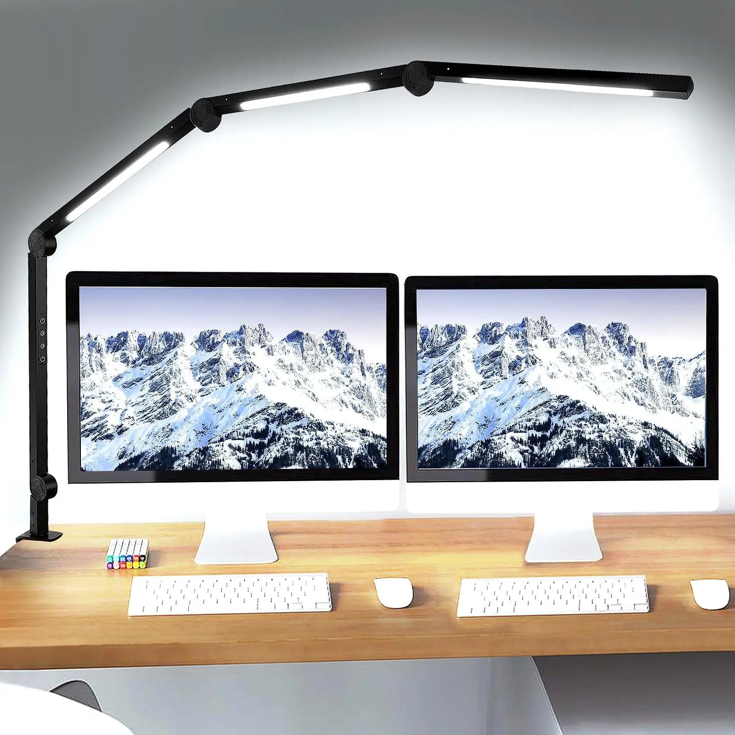 Flexible Desk Lamp with Clamp