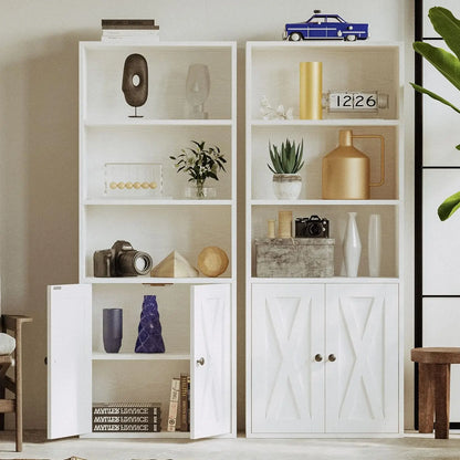 5 Shelf Display Storage Bookcase Shelves