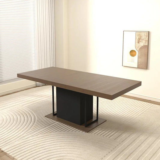 Large Rectangular Expanding Conference Kitchen Table